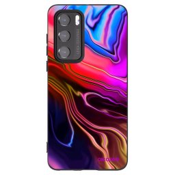 Fekete szilikon tok az alábbi mobiltelefonokra Huawei P40 - Electric