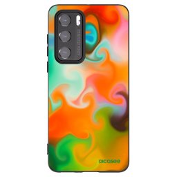 Fekete szilikon tok az alábbi mobiltelefonokra Huawei P40 - Juice
