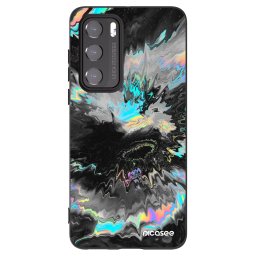 Fekete szilikon tok az alábbi mobiltelefonokra Huawei P40 - Magnetic