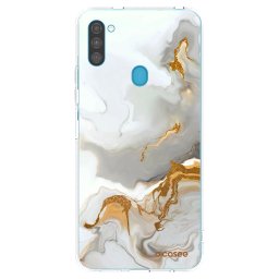 Átlátszó szilikon tok az alábbi mobiltelefonokra Samsung Galaxy M11 - Her