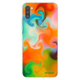 Átlátszó szilikon tok az alábbi mobiltelefonokra Samsung Galaxy M11 - Juice