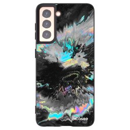 Fekete szilikon tok az alábbi mobiltelefonokra Samsung Galaxy S21 5G G991B - Magnetic