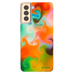 Átlátszó szilikon tok az alábbi mobiltelefonokra Samsung Galaxy S21+ 5G G996F - Juice