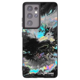 Fekete szilikon tok az alábbi mobiltelefonokra Samsung Galaxy S21 Ultra 5G G998B - Magnetic