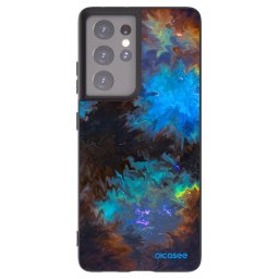 Fekete szilikon tok az alábbi mobiltelefonokra Samsung Galaxy S21 Ultra 5G G998B - Space