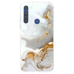 Átlátszó szilikon tok az alábbi mobiltelefonokra Motorola Moto G8 - Her