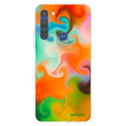 Átlátszó szilikon tok az alábbi mobiltelefonokra Motorola Moto G8 - Juice