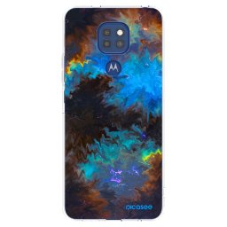 Átlátszó szilikon tok az alábbi mobiltelefonokra Motorola Moto G9 Play - Space