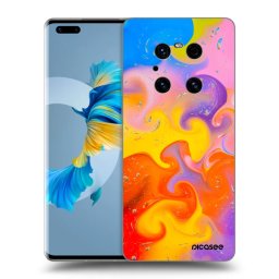 Átlátszó szilikon tok az alábbi mobiltelefonokra Huawei Mate 40 Pro - Bubbles