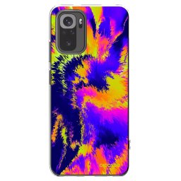 Átlátszó szilikon tok az alábbi mobiltelefonokra Xiaomi Redmi Note 10 - Burn