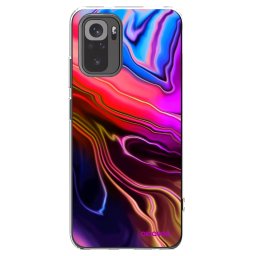 Átlátszó szilikon tok az alábbi mobiltelefonokra Xiaomi Redmi Note 10 - Electric