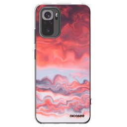 Átlátszó szilikon tok az alábbi mobiltelefonokra Xiaomi Redmi Note 10 - Sunset