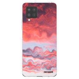 Átlátszó szilikon tok az alábbi mobiltelefonokra Samsung Galaxy A42 A426B - Sunset
