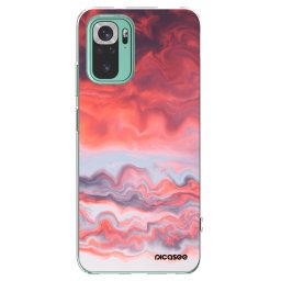 Átlátszó szilikon tok az alábbi mobiltelefonokra Xiaomi Redmi Note 10 Pro - Sunset
