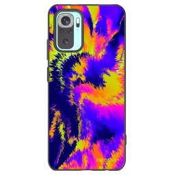 Fekete szilikon tok az alábbi mobiltelefonokra Xiaomi Redmi Note 10 Pro - Burn