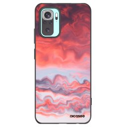 Fekete szilikon tok az alábbi mobiltelefonokra Xiaomi Redmi Note 10 Pro - Sunset