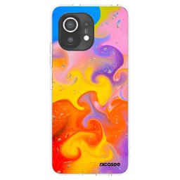 Átlátszó szilikon tok az alábbi mobiltelefonokra Xiaomi Mi 11 - Bubbles