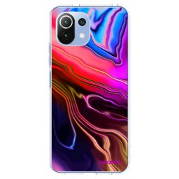 Átlátszó szilikon tok az alábbi mobiltelefonokra Xiaomi Mi 11 Lite - Electric
