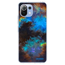 Átlátszó szilikon tok az alábbi mobiltelefonokra Xiaomi Mi 11 Lite - Space