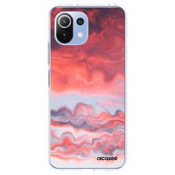Átlátszó szilikon tok az alábbi mobiltelefonokra Xiaomi Mi 11 Lite - Sunset