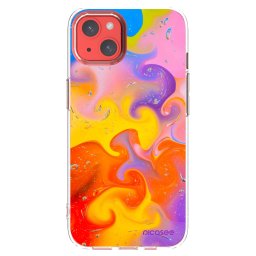 Átlátszó szilikon tok az alábbi mobiltelefonokra Apple iPhone 13 - Bubbles
