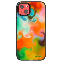 Fekete szilikon tok az alábbi mobiltelefonokra Apple iPhone 13 - Juice