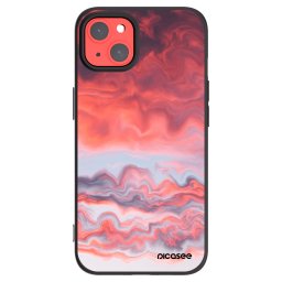 Fekete szilikon tok az alábbi mobiltelefonokra Apple iPhone 13 - Sunset