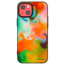 Fekete szilikon tok az alábbi mobiltelefonokra Apple iPhone 13 mini - Juice