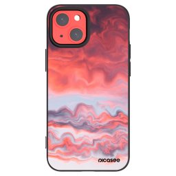 Fekete szilikon tok az alábbi mobiltelefonokra Apple iPhone 13 mini - Sunset
