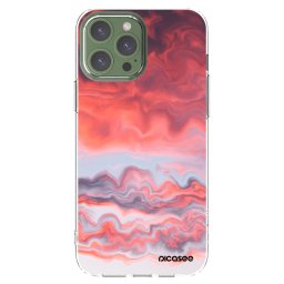 Átlátszó szilikon tok az alábbi mobiltelefonokra Apple iPhone 13 Pro Max - Sunset