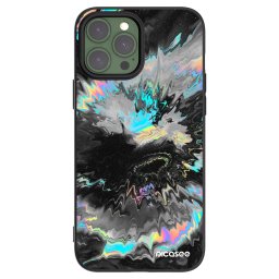 Fekete szilikon tok az alábbi mobiltelefonokra Apple iPhone 13 Pro Max - Magnetic