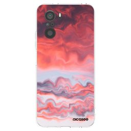 Átlátszó szilikon tok az alábbi mobiltelefonokra Xiaomi Poco F3 - Sunset