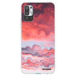 Átlátszó szilikon tok az alábbi mobiltelefonokra Xiaomi Redmi Note 10 5G - Sunset