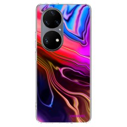 Átlátszó szilikon tok az alábbi mobiltelefonokra Huawei P50 - Electric