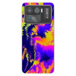 Átlátszó szilikon tok az alábbi mobiltelefonokra Xiaomi Mi 11 Ultra - Burn