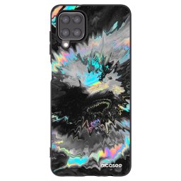Fekete szilikon tok az alábbi mobiltelefonokra Samsung Galaxy M12 M127F - Magnetic