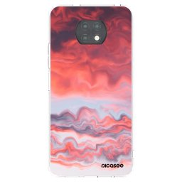 Átlátszó szilikon tok az alábbi mobiltelefonokra Xiaomi Redmi Note 9T - Sunset