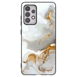 Fekete szilikon tok az alábbi mobiltelefonokra Samsung Galaxy A52s 5G A528B - Her
