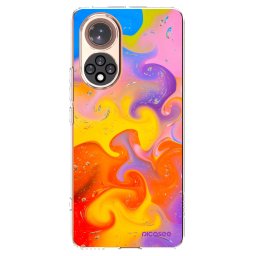 Átlátszó szilikon tok az alábbi mobiltelefonokra Huawei Nova 9 - Bubbles