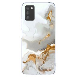 Átlátszó szilikon tok az alábbi mobiltelefonokra Samsung Galaxy A03s A037G - Her