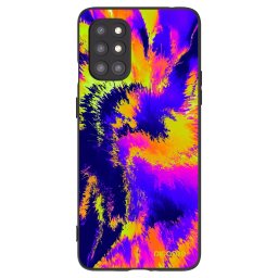 Fekete szilikon tok az alábbi mobiltelefonokra OnePlus 8T - Burn