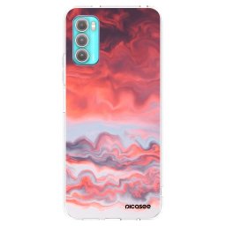 Átlátszó szilikon tok az alábbi mobiltelefonokra Motorola Moto G60 - Sunset