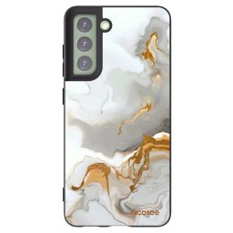 Fekete szilikon tok az alábbi mobiltelefonokra Samsung Galaxy S21 FE 5G - Her