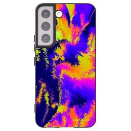 Fekete szilikon tok az alábbi mobiltelefonokra Samsung Galaxy S22 5G - Burn