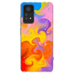 Átlátszó szilikon tok az alábbi mobiltelefonokra Xiaomi Redmi Note 11 Pro - Bubbles