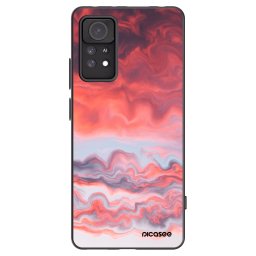 Fekete szilikon tok az alábbi mobiltelefonokra Xiaomi Redmi Note 11 Pro 5G - Sunset