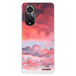 Átlátszó szilikon tok az alábbi mobiltelefonokra Huawei Nova 9 SE - Sunset