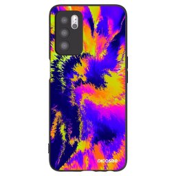 Fekete szilikon tok az alábbi mobiltelefonokra OPPO A16 - Burn