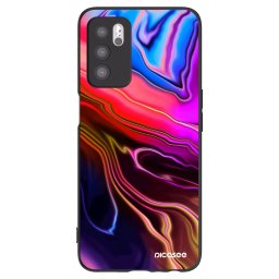 Fekete szilikon tok az alábbi mobiltelefonokra OPPO A16 - Electric