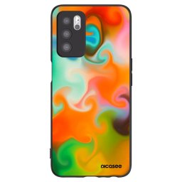Fekete szilikon tok az alábbi mobiltelefonokra OPPO A16 - Juice